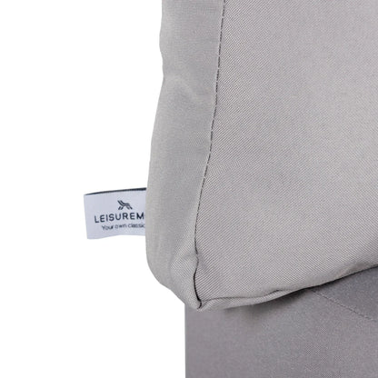 Chelsea 7-Piece Patio Sectional Set in Black Aluminum with Fire Pit Table - Elax Furniture