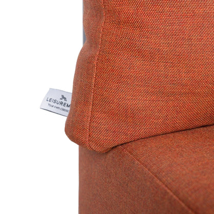 Chelsea 7-Piece Patio Sectional Set in Black Aluminum with Fire Pit Table - Elax Furniture