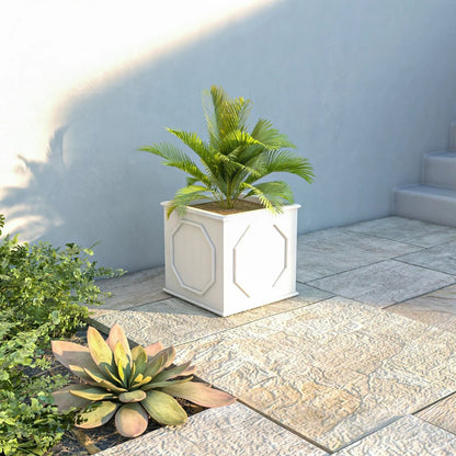 Sprout Modern Square Fiberstone and MGO Clay Planter for Indoor and Outdoor - Elax Furniture