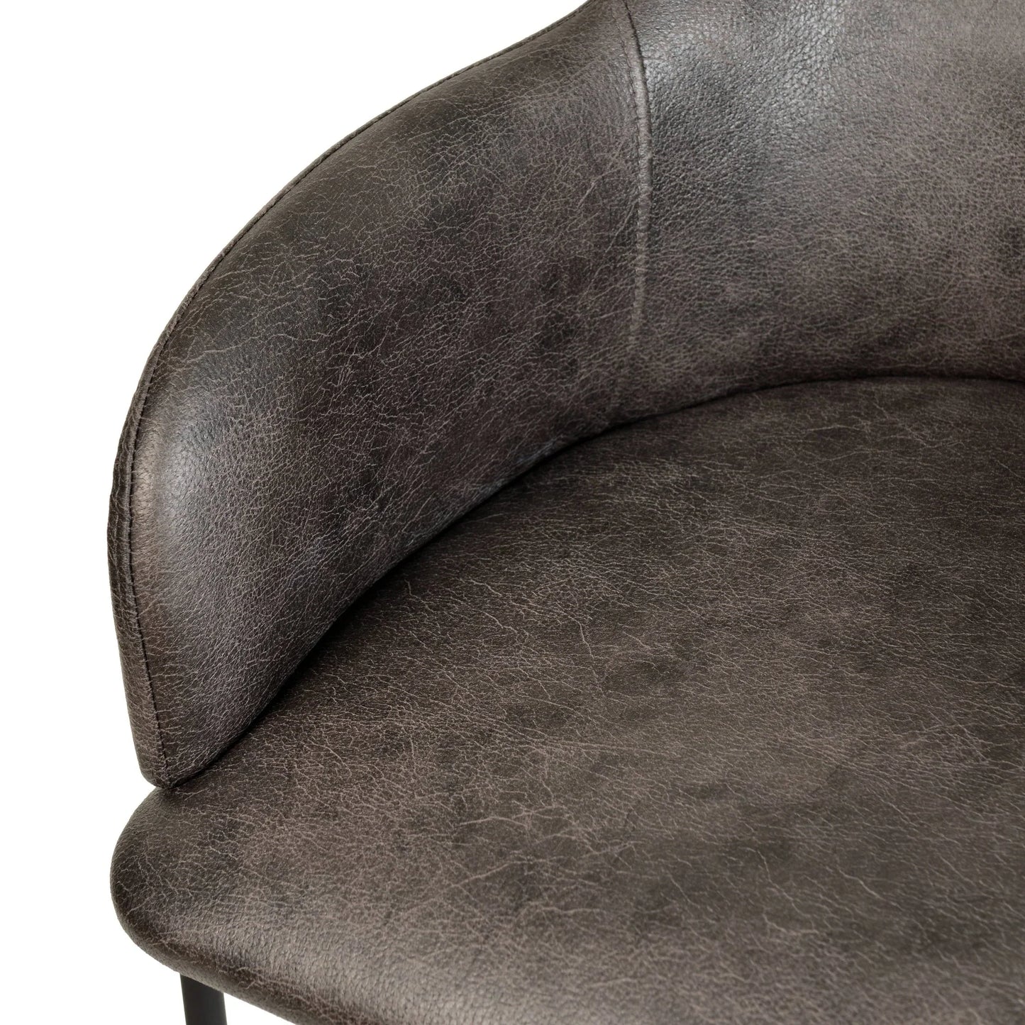 Axis 40" Bar Stool Ergonomic Pub Chair with Powder-Coated Stainless Steel Base and Footrest - Elax Furniture