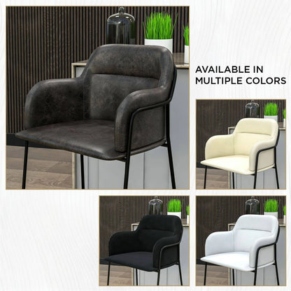 Axis 40" Bar Stool Ergonomic Pub Chair with Powder-Coated Stainless Steel Base and Footrest - Elax Furniture