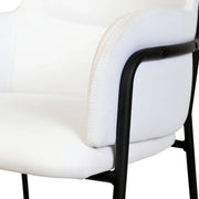Axis 40" Bar Stool Ergonomic Pub Chair with Powder-Coated Stainless Steel Base and Footrest - Elax Furniture
