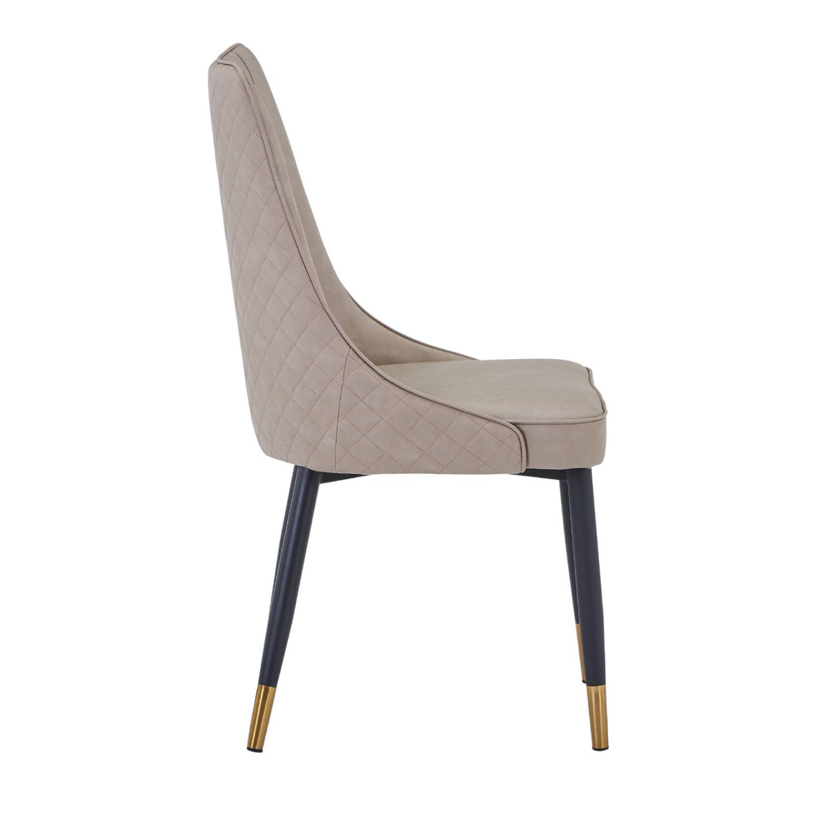 Allure Dining Chairs Fabric/Leather Seat and Back in Oak Wood