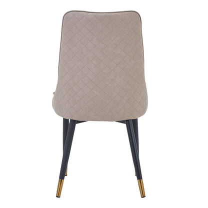 Allure Dining Chairs Fabric/Leather Seat and Back in Oak Wood