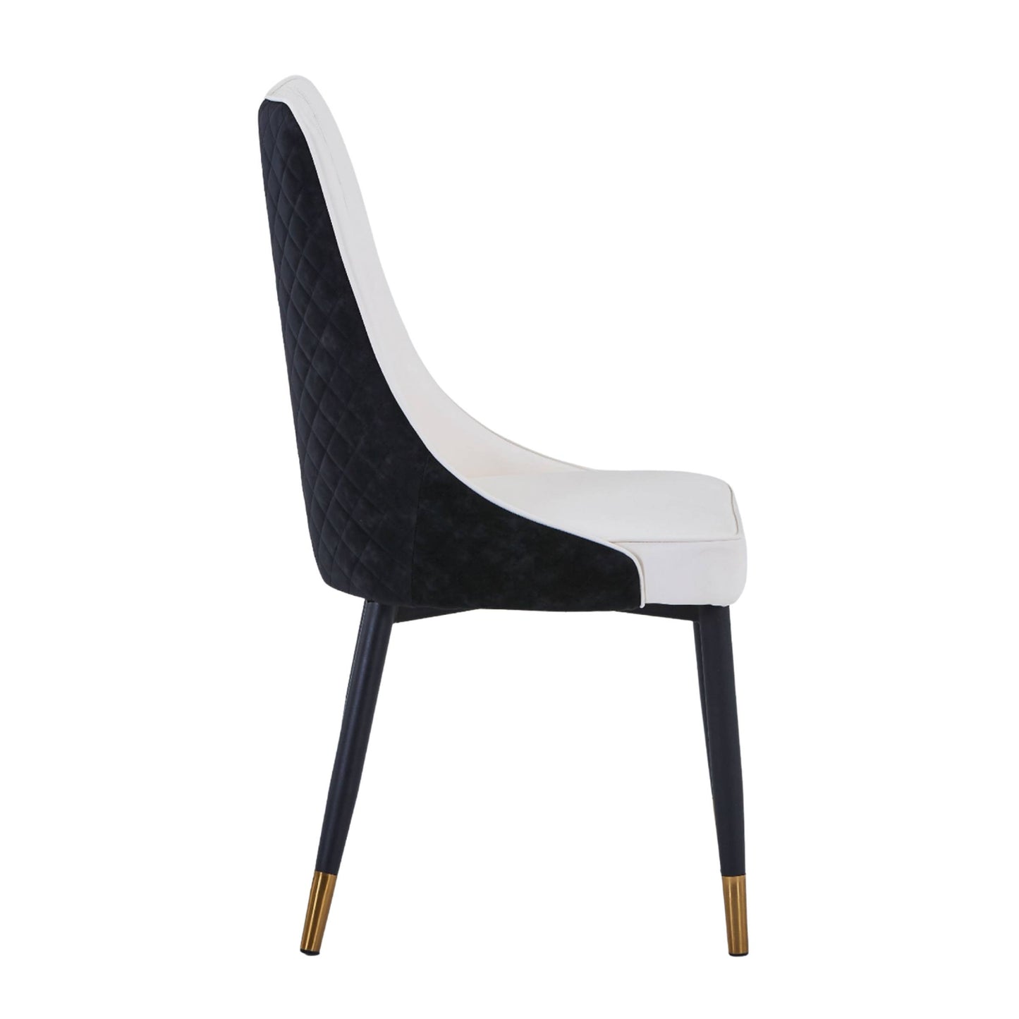 Allure Dining Chairs Fabric/Leather Seat and Back in Oak Wood