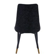 Allure Dining Chairs Fabric/Leather Seat and Back in Oak Wood