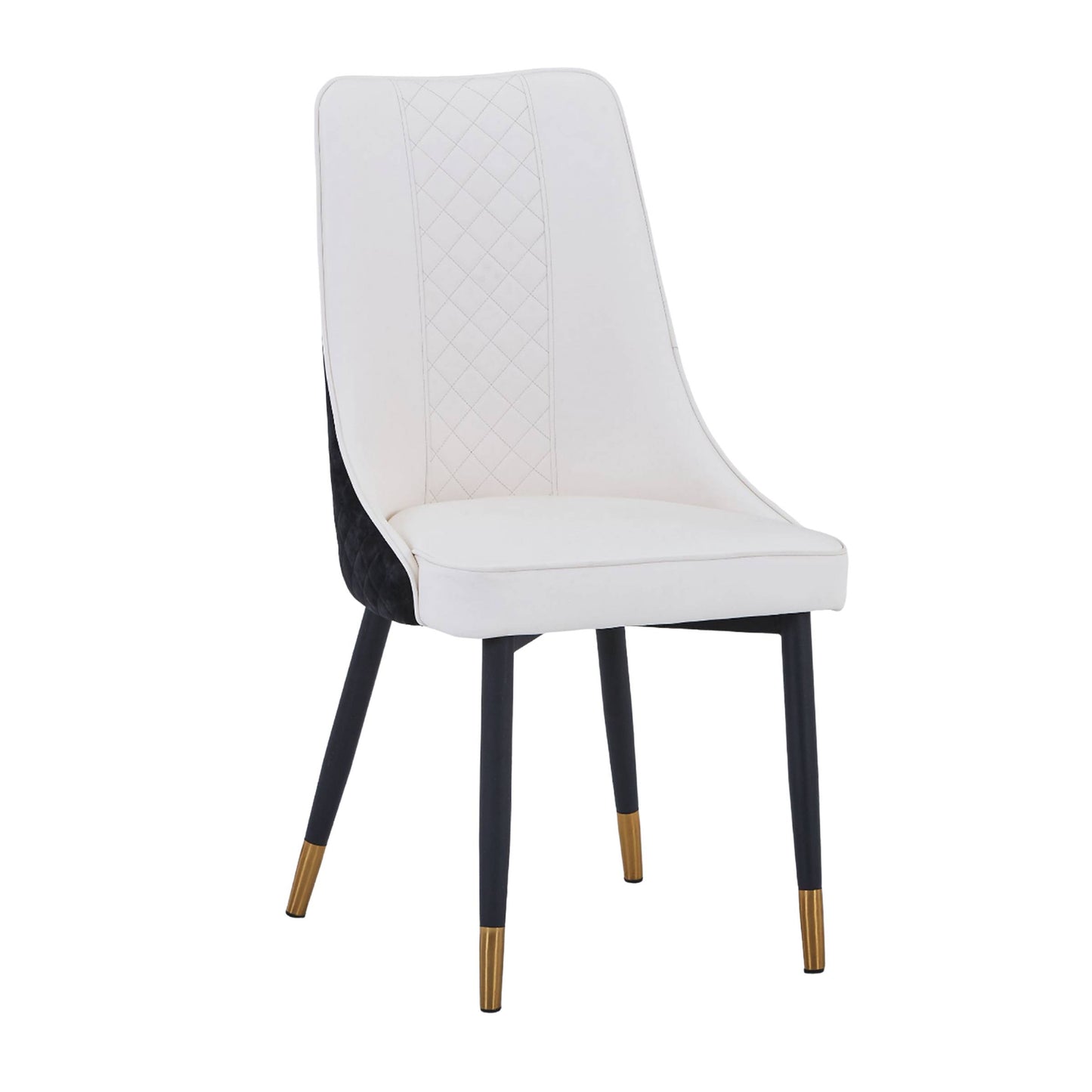 Allure Dining Chairs Fabric/Leather Seat and Back in Oak Wood