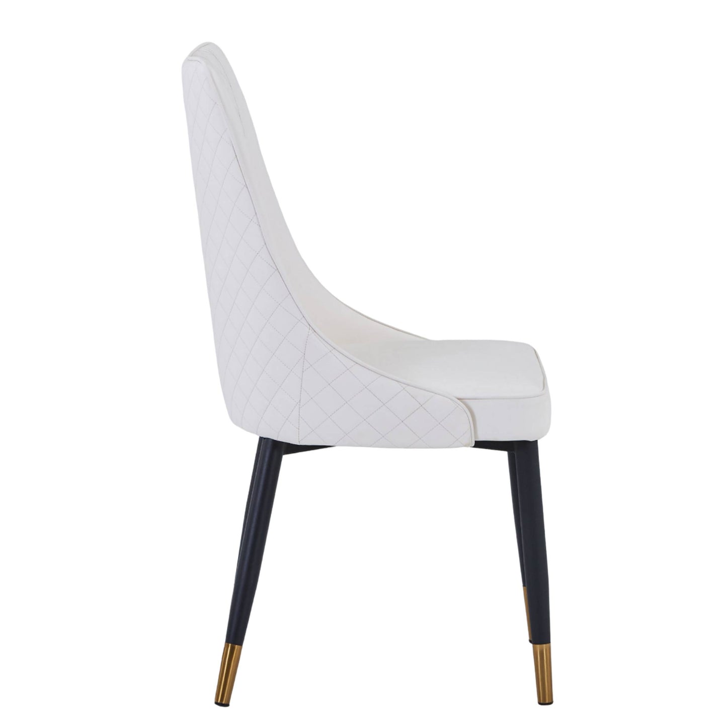 Allure Dining Chairs Fabric/Leather Seat and Back in Oak Wood