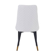 Allure Dining Chairs Fabric/Leather Seat and Back in Oak Wood