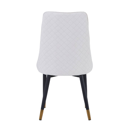 Allure Dining Chairs Fabric/Leather Seat and Back in Oak Wood