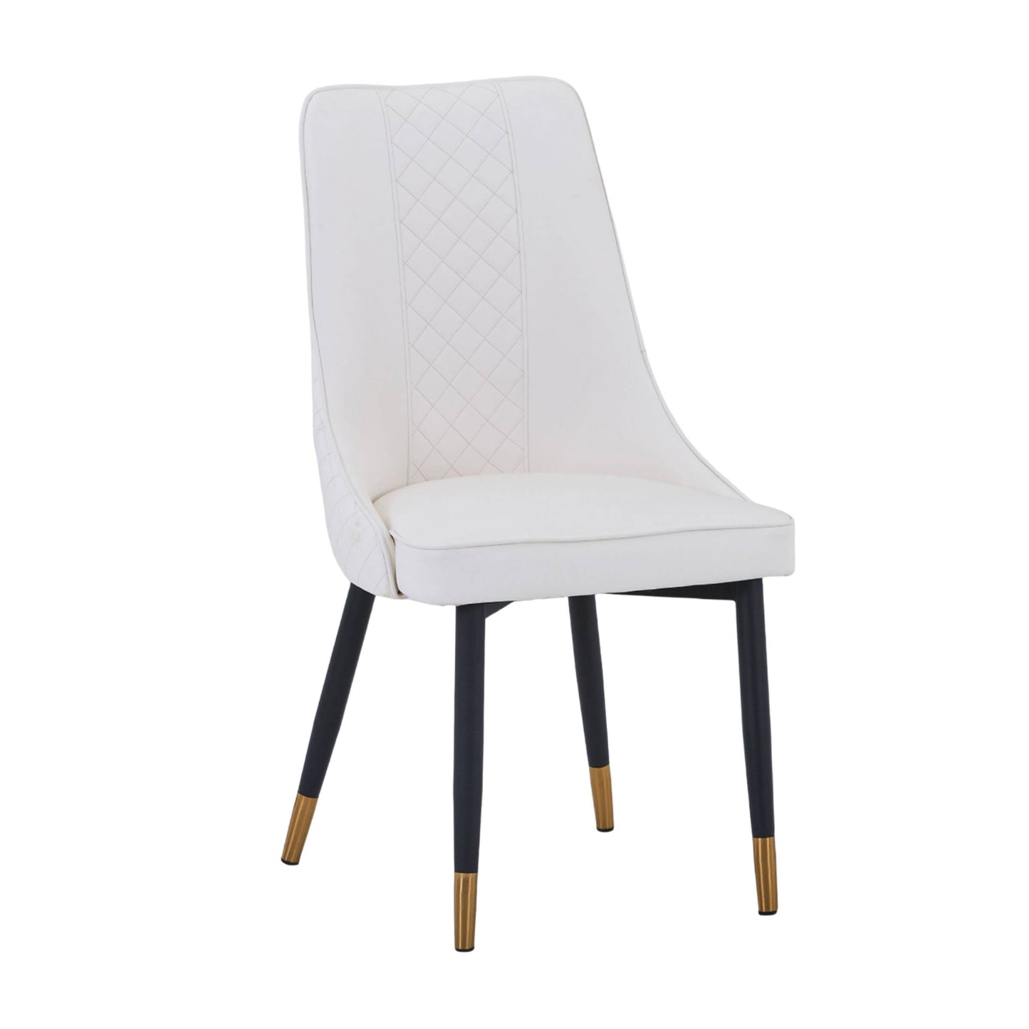 Allure Dining Chairs Fabric/Leather Seat and Back in Oak Wood