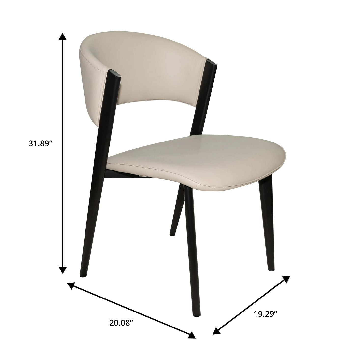 Sylvia 7-Piece Dining Set with Rectangular Table in Sintered Stone Top and 6 Leather Side Chairs - Elax Furniture