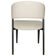 Sylvia 7-Piece Dining Set with Rectangular Table in Sintered Stone Top and 6 Leather Side Chairs - Elax Furniture