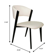 Sylvia 7-Piece Dining Set with Rectangular Table in Sintered Stone Top and 6 Leather Side Chairs - Elax Furniture