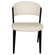 Sylvia 7-Piece Dining Set with Rectangular Table in Sintered Stone Top and 6 Leather Side Chairs - Elax Furniture