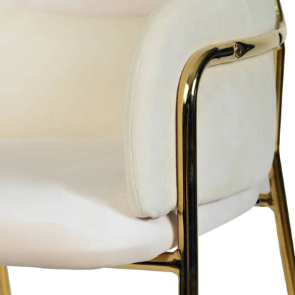 Axis 40" Low-Back Bar Stool Ergonomic Pub Chair with Gold Stainless Steel Base - Elax Furniture