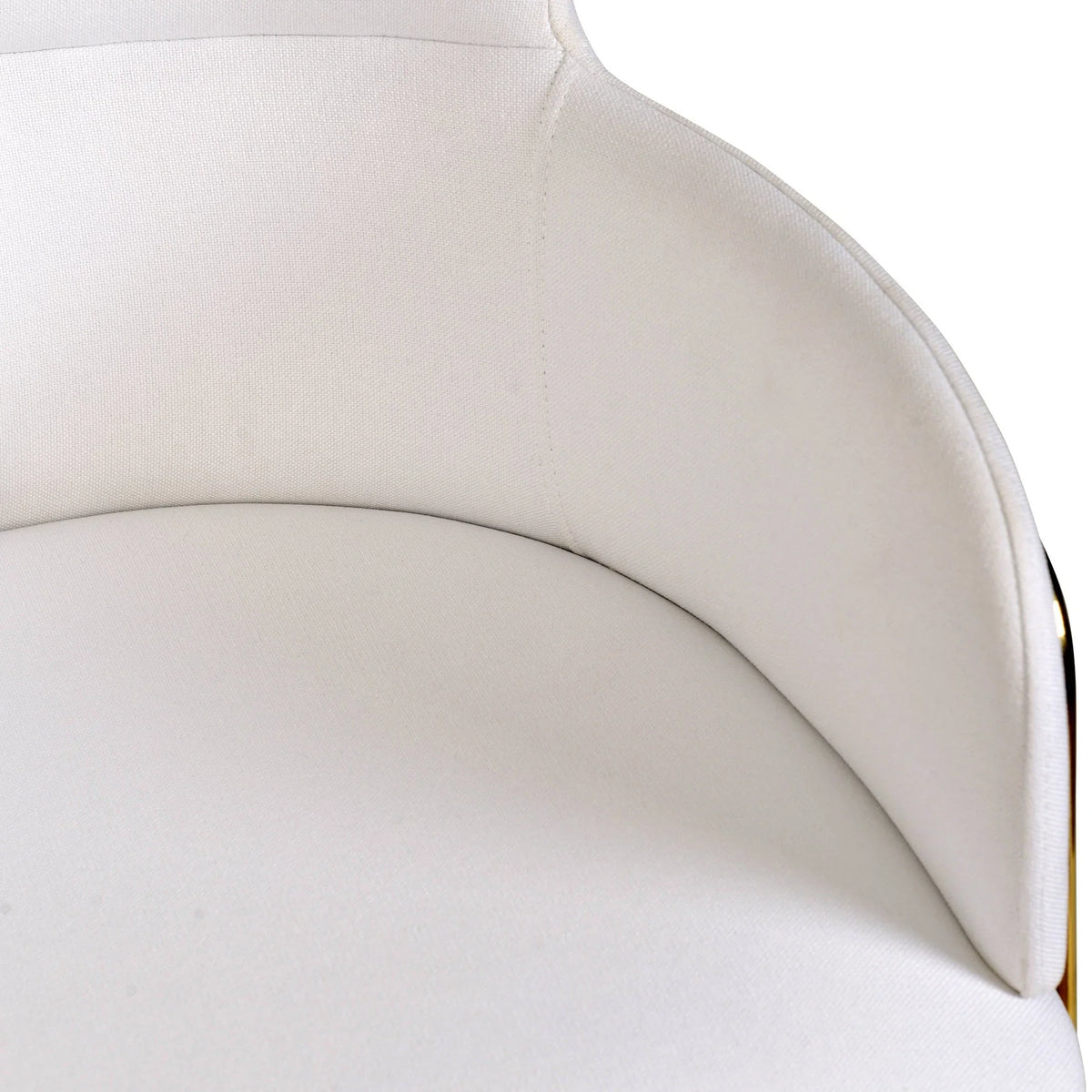 Axis 40" Low-Back Bar Stool Ergonomic Pub Chair with Gold Stainless Steel Base - Elax Furniture