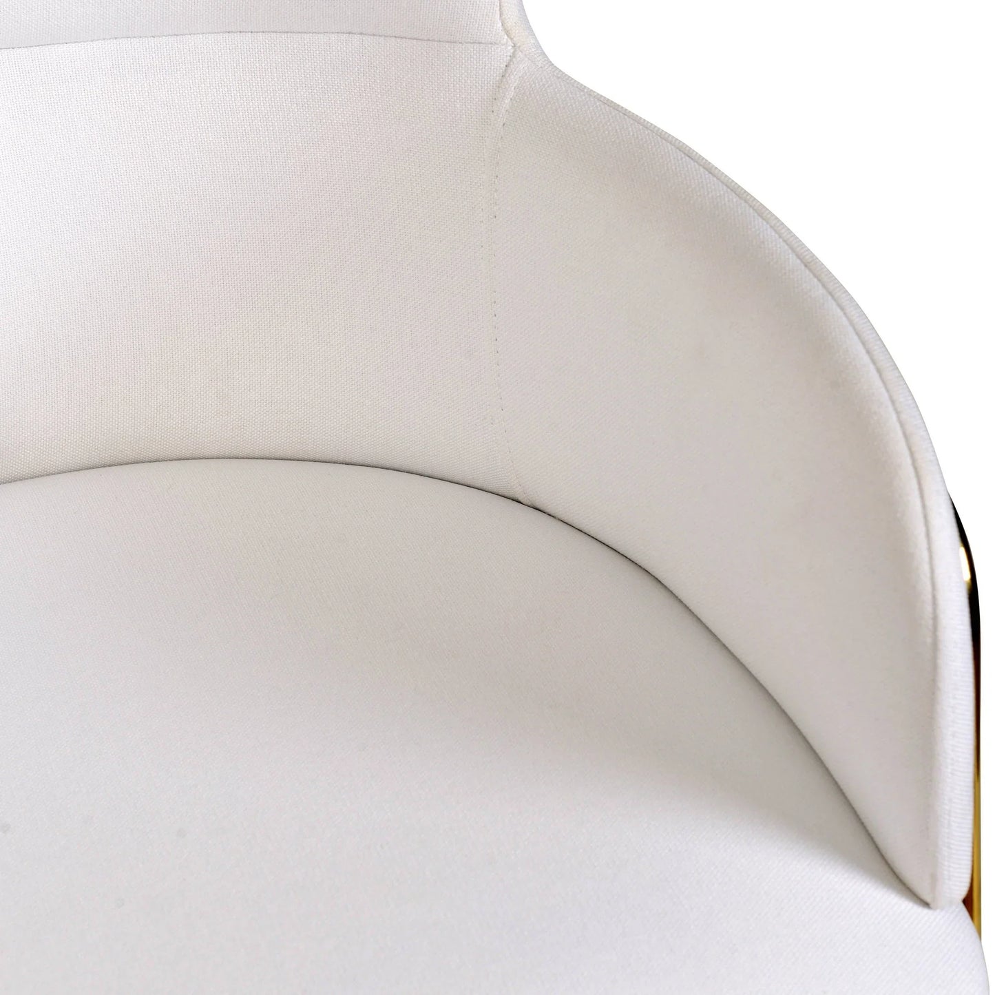 Axis 40" Low-Back Bar Stool Ergonomic Pub Chair with Gold Stainless Steel Base - Elax Furniture