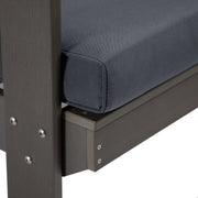 Alpine Lounge Arm Chair with Removable Cushions in Polyester and High-Impact Polystyrene Frame - Elax Furniture