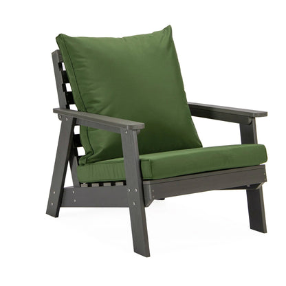 Alpine Lounge Arm Chair with Removable Cushions in Polyester and High-Impact Polystyrene Frame - Elax Furniture