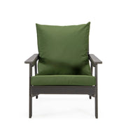 Alpine Lounge Arm Chair with Removable Cushions in Polyester and High-Impact Polystyrene Frame - Elax Furniture