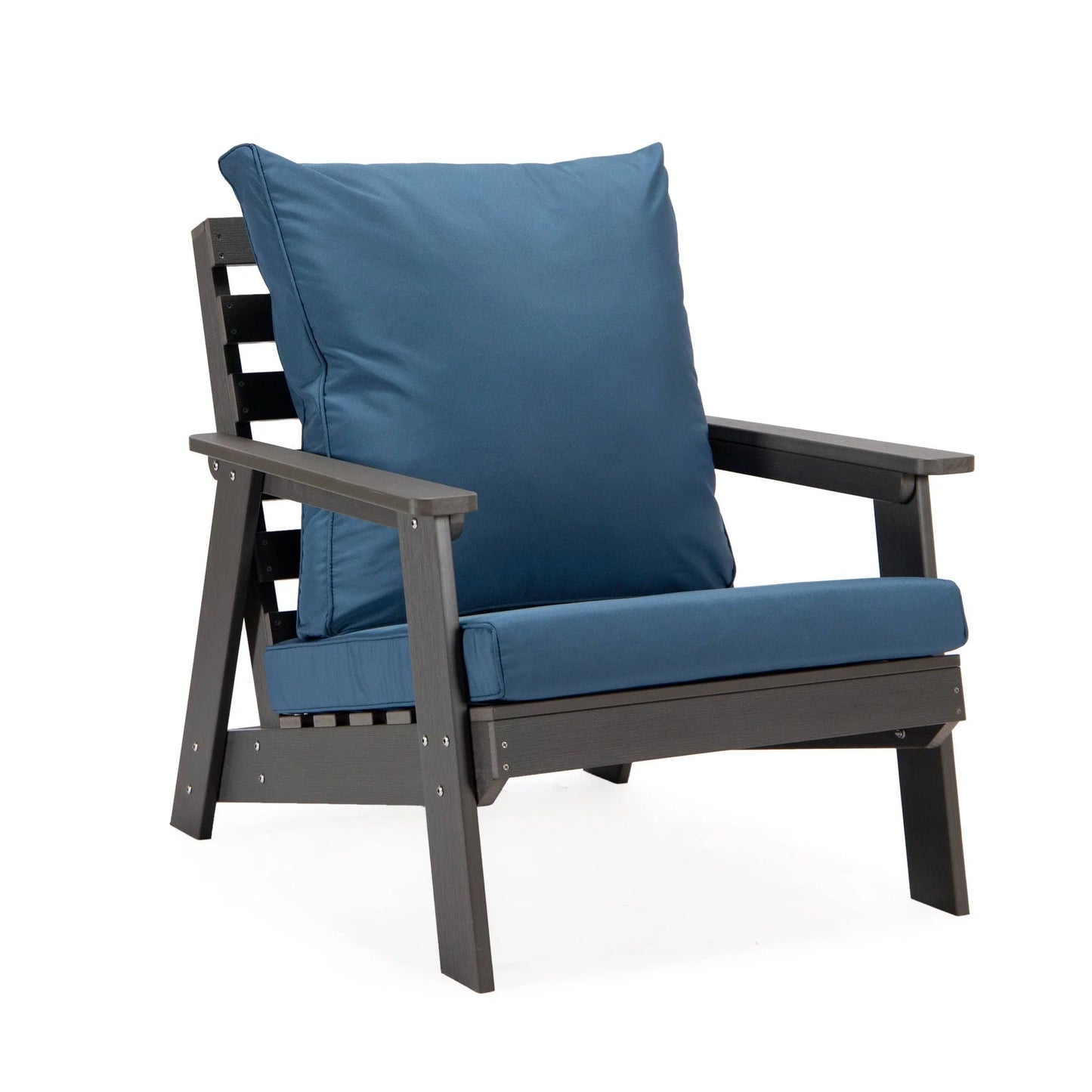 Alpine Lounge Arm Chair with Removable Cushions in Polyester and High-Impact Polystyrene Frame - Elax Furniture