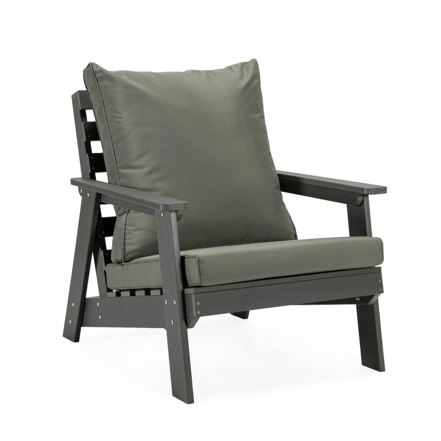 Alpine Lounge Arm Chair with Removable Cushions in Polyester and High-Impact Polystyrene Frame - Elax Furniture