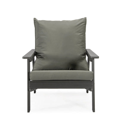 Alpine Lounge Arm Chair with Removable Cushions in Polyester and High-Impact Polystyrene Frame - Elax Furniture