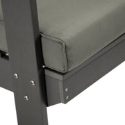 Alpine Lounge Arm Chair with Removable Cushions in Polyester and High-Impact Polystyrene Frame - Elax Furniture