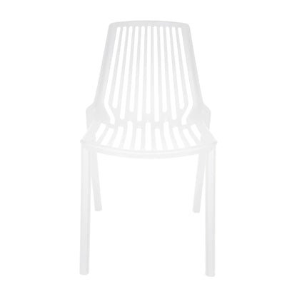 Acken Mid-Century Modern Plastic Dining Chair for Kitchen and Dining Room, Set of 4 - Elax Furniture