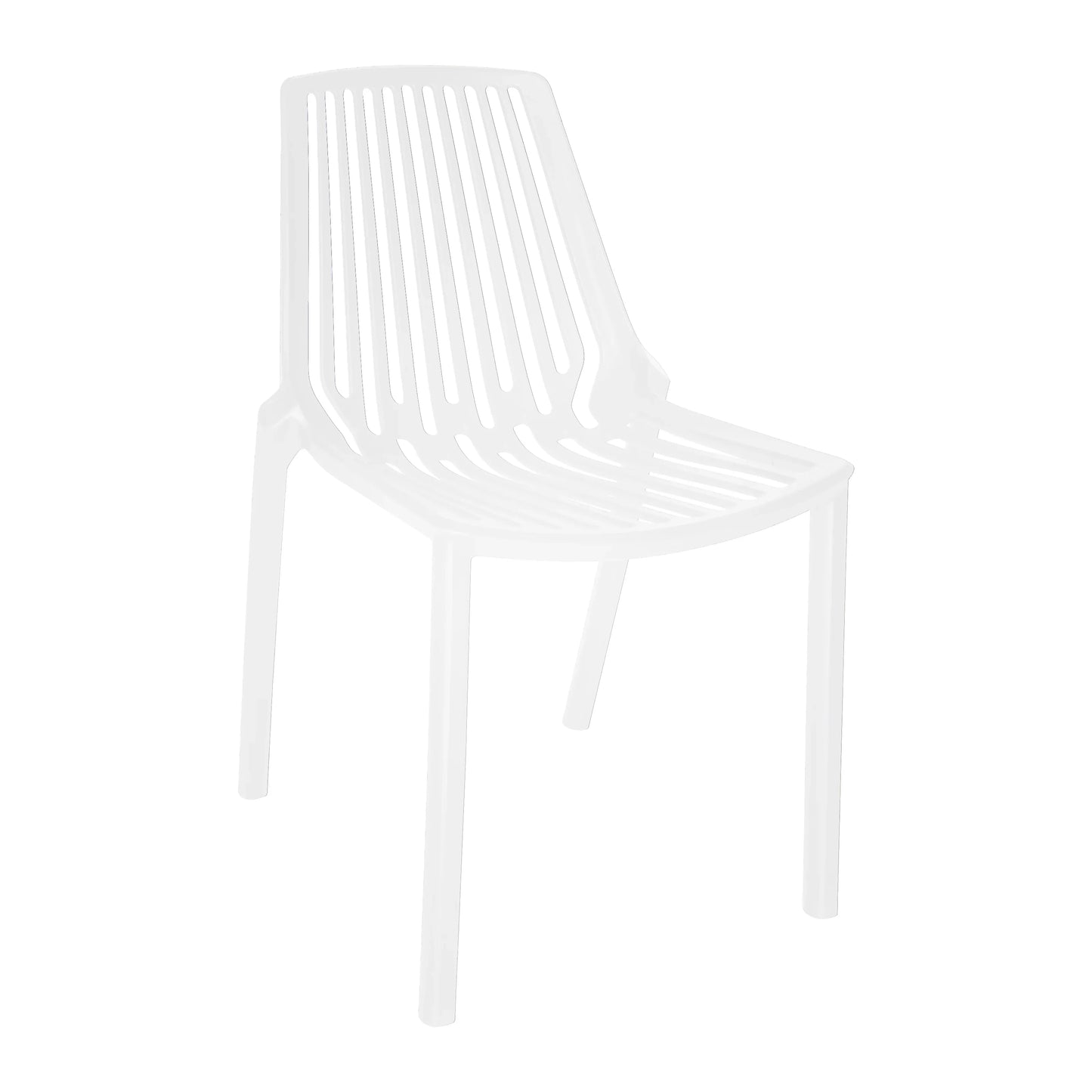Acken Mid-Century Modern Plastic Dining Chair - Elax Furniture