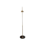 Arco Modern 76" Arched Floor Lamp: Black Marble Base & Metal Dome Shade - Elax Furniture