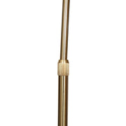 Arco Modern Arched Floor Lamp 76" Height with White Round Marble Base and Metal Dome Lamp Shade - Elax Furniture
