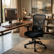 Angel Mesh Fabric Office Chair Steel Frame - Swivel, Tilt and Adjustable Height