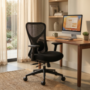 Angel Mesh Fabric Office Chair Steel Frame - Swivel, Tilt and Adjustable Height
