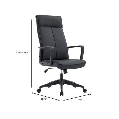 Aiaria High-Back Ergonomic Office Chair with Adjustable Height, Swivel, and Tilt - Elax Furniture