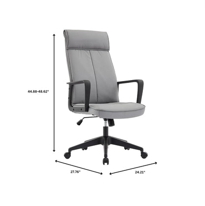 Aiaria High-Back Ergonomic Office Chair with Adjustable Height, Swivel, and Tilt - Elax Furniture