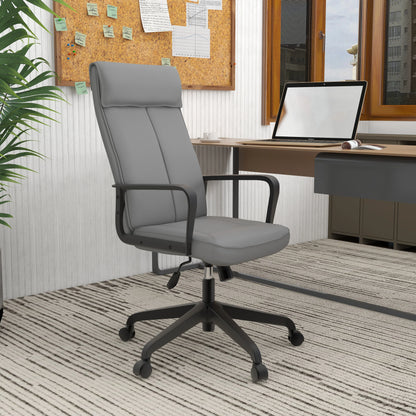 Aiaria High-Back Ergonomic Office Chair with Adjustable Height, Swivel, and Tilt - Elax Furniture