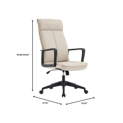 Aiaria High-Back Ergonomic Office Chair with Adjustable Height, Swivel, and Tilt - Elax Furniture