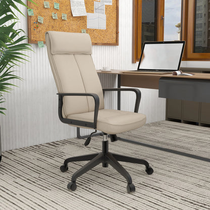 Aiaria High-Back Ergonomic Office Chair with Adjustable Height, Swivel, and Tilt - Elax Furniture