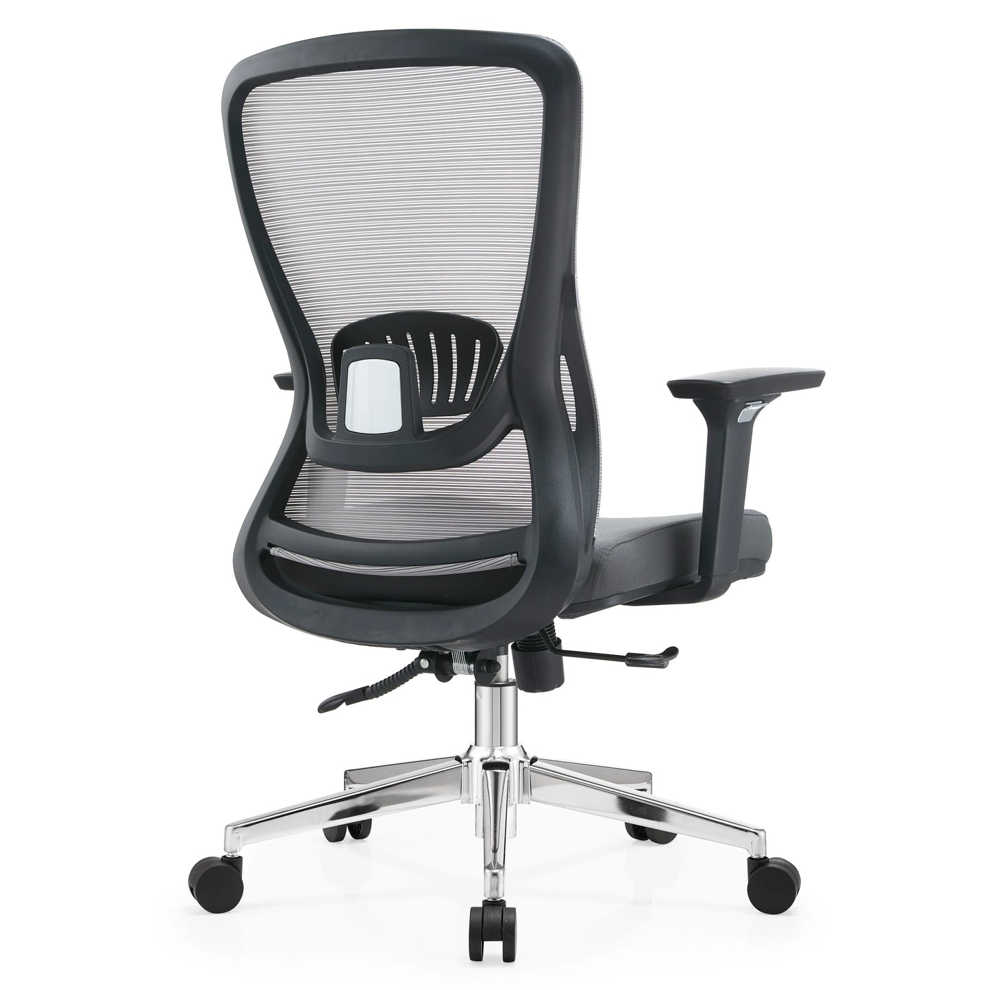 Adorit Mid-Back Adjustable Office Chair Upholstered in Cotton with Mesh Back - Elax Furniture