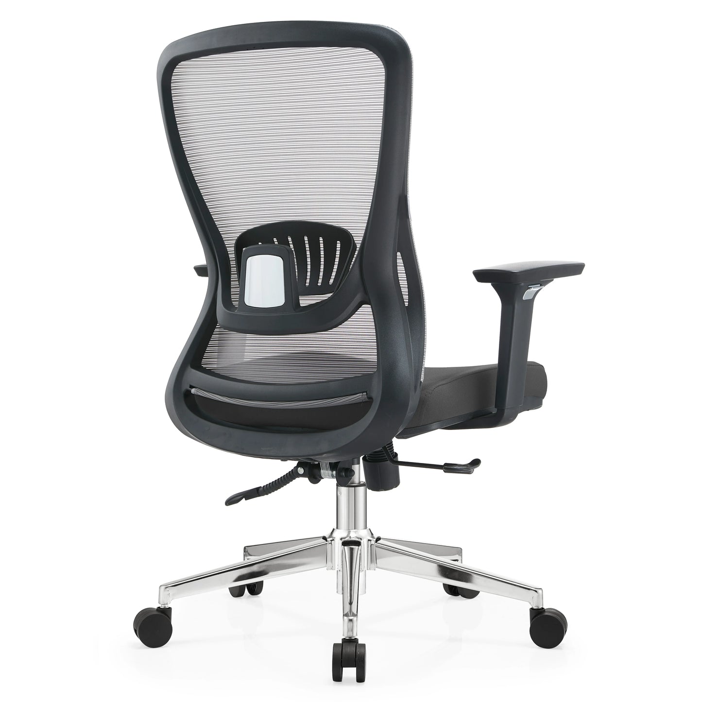 Adorit Mid-Back Adjustable Office Chair Upholstered in Cotton with Mesh Back - Elax Furniture