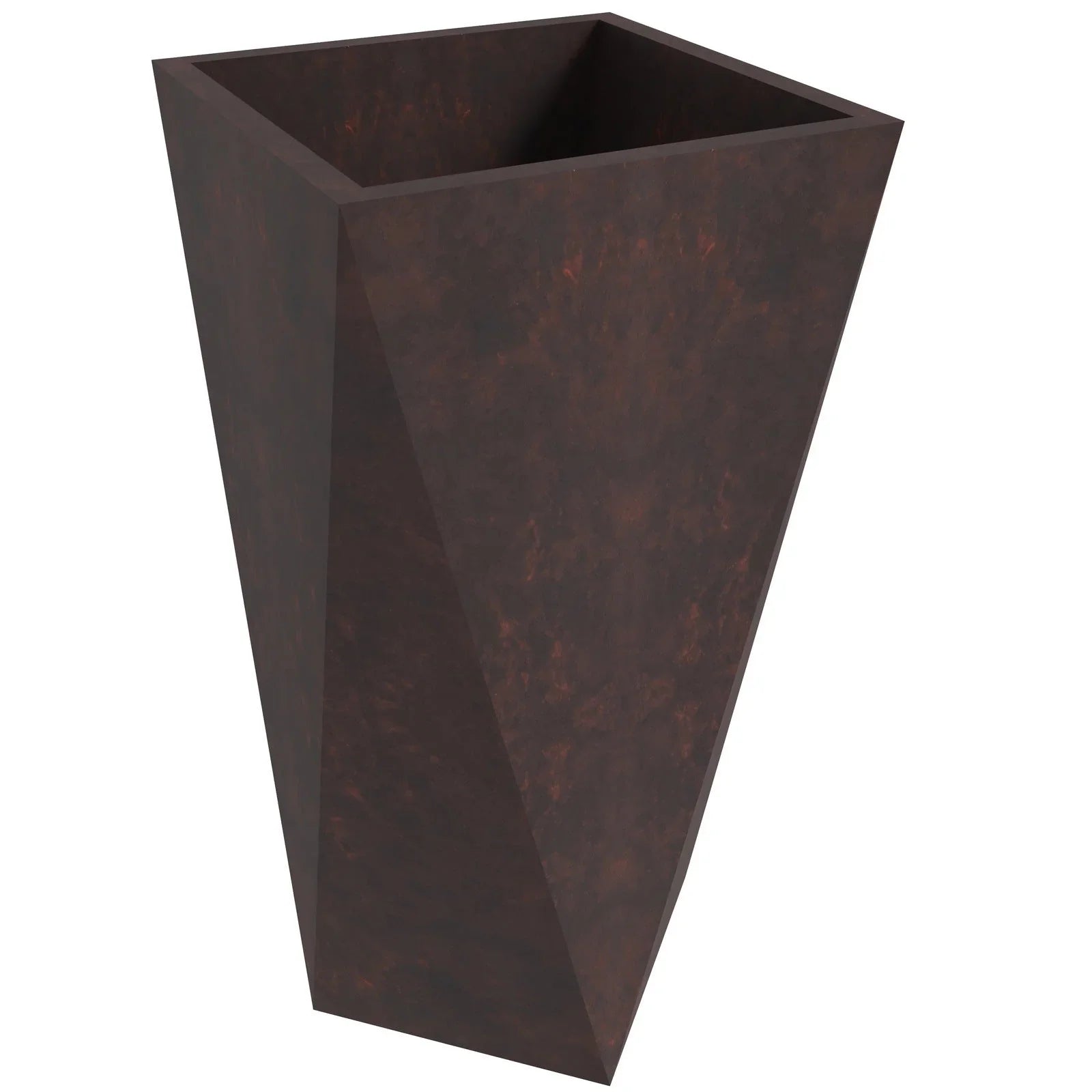 Aloe Tapered Square Fiberstone And MGO Clay Planter For Indoor And Outdoor - Elax Furniture