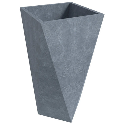 Aloe Tapered Square Fiberstone And MGO Clay Planter For Indoor And Outdoor - Elax Furniture
