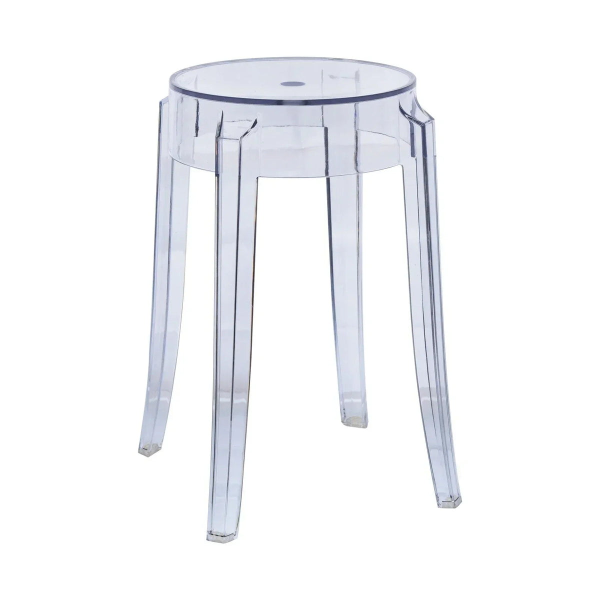 Averill Modern Plastic Dining Stool with Sturdy Seat and Legs for Kitchen and Dining Room - Elax Furniture