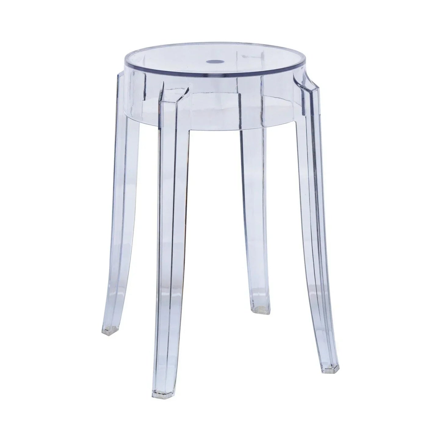 Averill Modern Plastic Dining Stool with Sturdy Seat and Legs for Kitchen and Dining Room - Elax Furniture