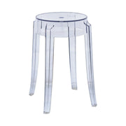Averill Modern Plastic Dining Stool with Sturdy Seat and Legs for Kitchen and Dining Room - Elax Furniture