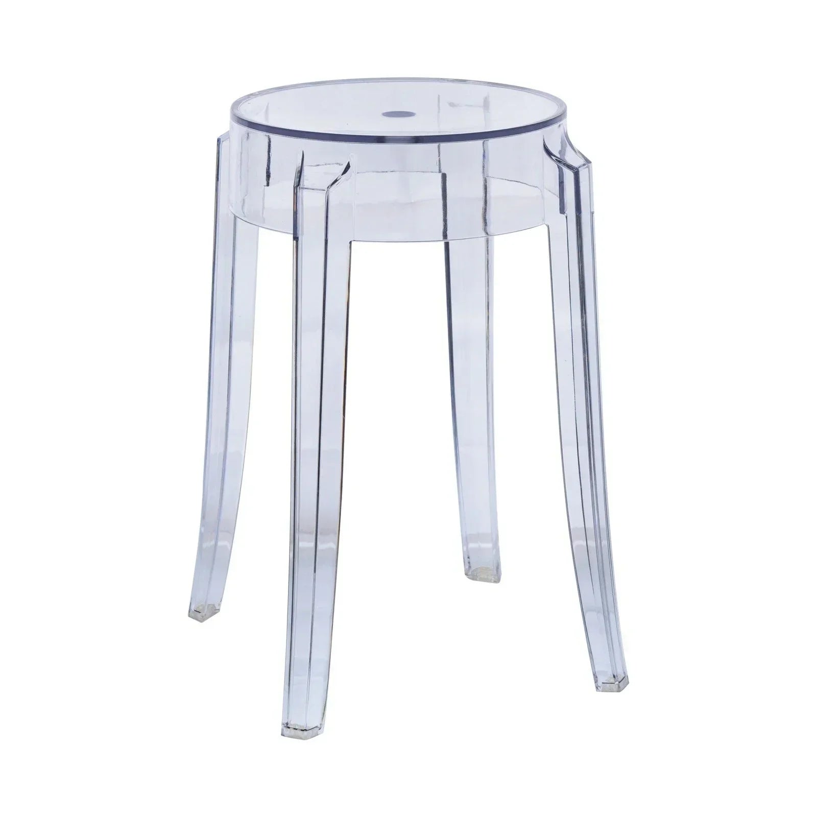 Averill Modern Plastic Dining Stool with Sturdy Seat and Legs for Kitchen and Dining Room - Elax Furniture