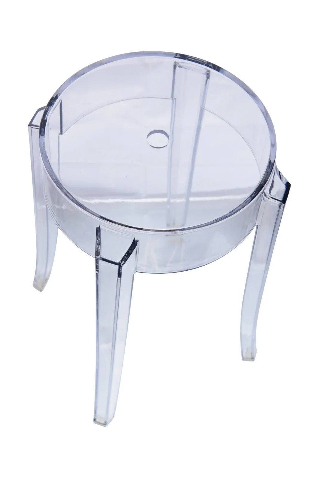 Averill Modern Plastic Dining Stool with Sturdy Seat and Legs Set of 2 - Elax Furniture