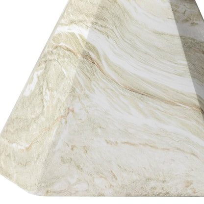 Azure Side Table Round Fiberstone Accent Table - Elax Furniture